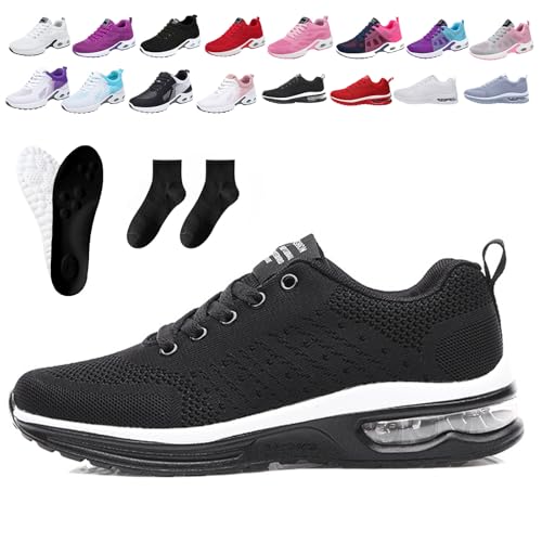 Donubiiu Ofreischuhe Friedensfuß OrthopäDische Schuhe Mesh Damen Sneakers,Atmungsaktive-Laufschuhe-Mit-Netzoberflache,Orthocare-Ergonomische Schmerzlinderungs Schuhe,Outdoor Fitness Turnschuhe (P,40) von Donubiiu