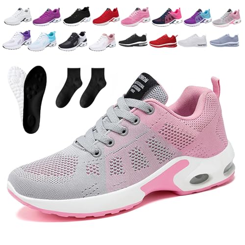 Donubiiu Ofreischuhe Friedensfuß OrthopäDische Schuhe Mesh Damen Sneakers,Atmungsaktive-Laufschuhe-Mit-Netzoberflache,Orthocare-Ergonomische Schmerzlinderungs Schuhe,Outdoor Fitness Turnschuhe (F,41) von Donubiiu