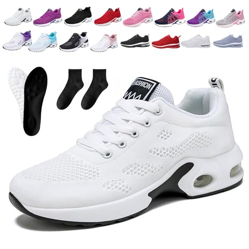 Donubiiu Ofreischuhe Friedensfuß OrthopäDische Schuhe Mesh Damen Sneakers,Atmungsaktive-Laufschuhe-Mit-Netzoberflache,Orthocare-Ergonomische Schmerzlinderungs Schuhe,Outdoor Fitness Turnschuhe (K,39) von Donubiiu