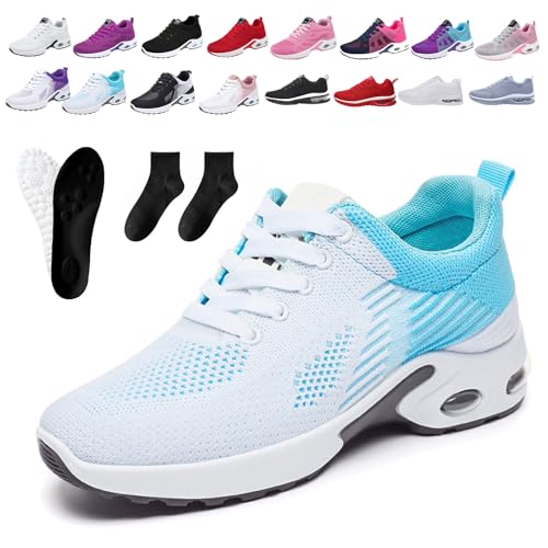 Donubiiu Ofreischuhe Friedensfuß OrthopäDische Schuhe Mesh Damen Sneakers,Atmungsaktive-Laufschuhe-Mit-Netzoberflache,Orthocare-Ergonomische Schmerzlinderungs Schuhe,Outdoor Fitness Turnschuhe (H,36) von Donubiiu