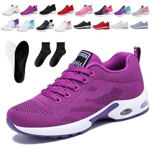 Donubiiu Ofreischuhe Friedensfuß OrthopäDische Schuhe Mesh Damen Sneakers,Atmungsaktive-Laufschuhe-Mit-Netzoberflache,Orthocare-Ergonomische Schmerzlinderungs Schuhe,Outdoor Fitness Turnschuhe (L,44) von Donubiiu