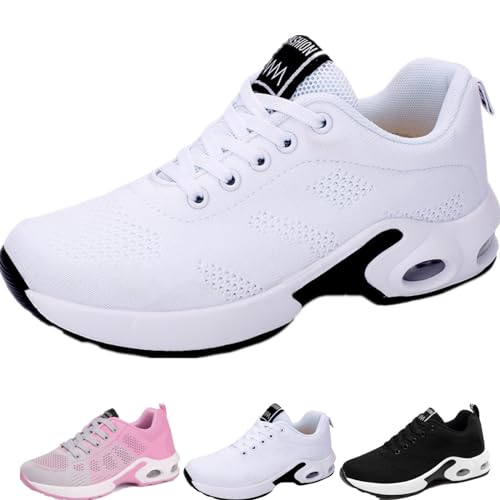 Donubiiu Orthoback Schuhe Damen,Orthopädische Schuhe Damen,Orthoshoes Cloudwalk Pro-Ergonomischer Schmerzlinderungs-Schuh (Weiß,40 EU) von Donubiiu