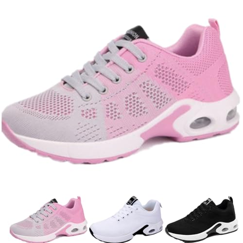 Donubiiu Orthoback Schuhe Damen,Orthoshoes Cloudwalk Pro-Ergonomischer Schmerzlinderungs-Schuh,Orthopädische Schuhe Damen (Rosa,40 EU) von Donubiiu