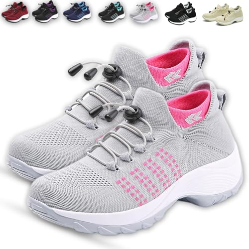 Donubiiu Orthoshoes Cloudwalk Pro-Ergonomischer Schmerzlinderungs-Schuh,Orthopädische Schuhe Damen,Orthoback Schuhe Damen (Rosa,39) von Donubiiu