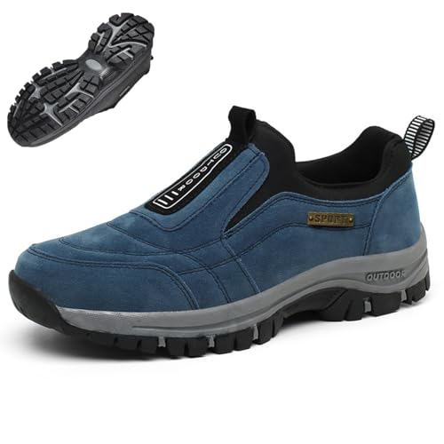 Donubiiu PODOwalk Komfortschuhe,Podowalk Wander- Und Komfortschuh,Podowalk Schuhe OrthopäDie,PODOwalk Gesundheitsschuh Herren Damen (Blau,44) von Donubiiu