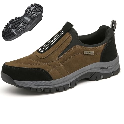 Donubiiu PODOwalk Komfortschuhe,Podowalk Wander- Und Komfortschuh,Podowalk Schuhe OrthopäDie,PODOwalk Gesundheitsschuh Herren Damen (Braun,42) von Donubiiu