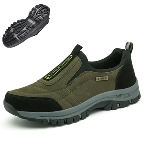 Donubiiu PODOwalk Komfortschuhe,Podowalk Wander- Und Komfortschuh,Podowalk Schuhe OrthopäDie,PODOwalk Gesundheitsschuh Herren Damen (Grün,46) von Donubiiu