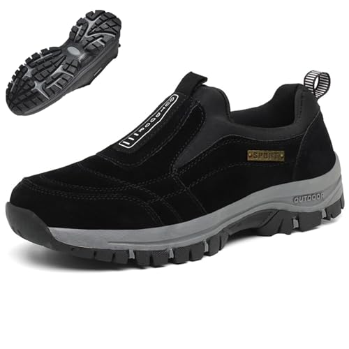 Donubiiu PODOwalk Komfortschuhe,Podowalk Wander- Und Komfortschuh,Podowalk Schuhe OrthopäDie,PODOwalk Gesundheitsschuh Herren Damen (Schwarz,45) von Donubiiu