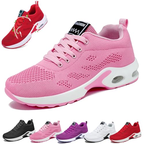 Donubiiu ReckNack- Ergonomischer Schmerzlinderungsschuh, Cloudwalk Schuhe, Orthoback Schuhe Damen, OrthopäDische Schuhe Damen (Rosa,42EU) von Donubiiu