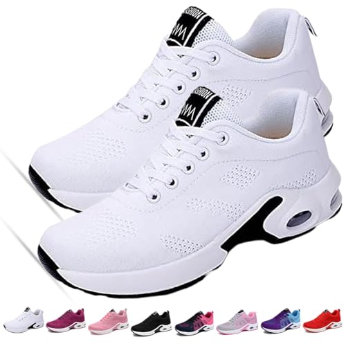 Donubiiu ReckNack- Ergonomischer Schmerzlinderungsschuh, Orthoback Schuhe Damen, Orthoshoes Cloudwalk Pro - Ergonomischer Schmerzlinderungs-Schuh (Weiß,41 EU) von Donubiiu