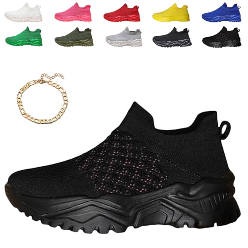 Donubiiu Vivacare+ Ergonomische & Rutschfeste Schmerzlinderungs-Schuhe,Bequeme Atmungsaktiv Rutschfest OrthopäDische Sandalen Damen (J,39) von Donubiiu