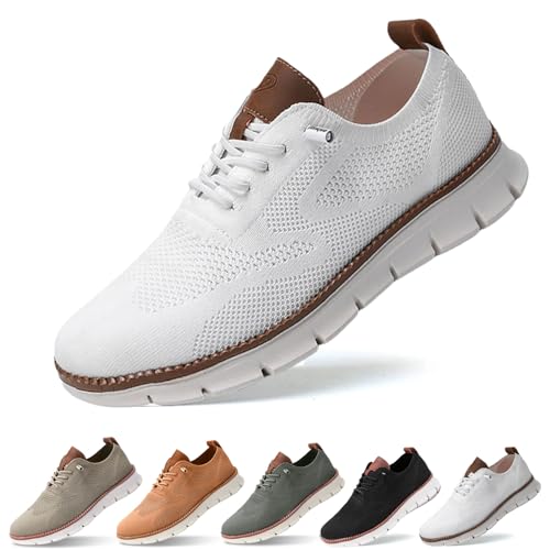 Donubiiu Wearbreeze Urban - Ultrabequem, Wearbreeze Schuhe Herren, Breeze Urban Schuhe Herren, Herrenschuhe Wearbreeze, Herren-Schlupfschuhe mit Fußgewölbeunterstützung (Weiß,40 EU) von Donubiiu