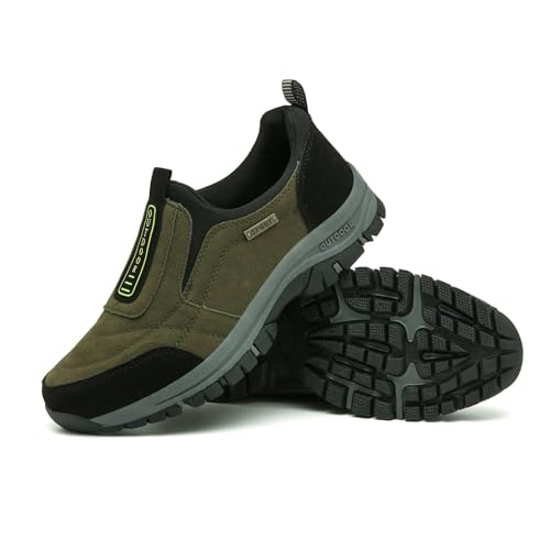 Podowalk Schuhe,Podowalk Komfortschuhe,Podowalk Wander- und Komfortschuh Herren Damen,Elias Premium Orthopädische Schuhe (Grün,43) von Donubiiu