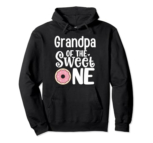 Opa of the Sweet One Opa 1. Geburtstag Mädchen Donut Pullover Hoodie von Donut Sweet One Birthday Matching Family Tees