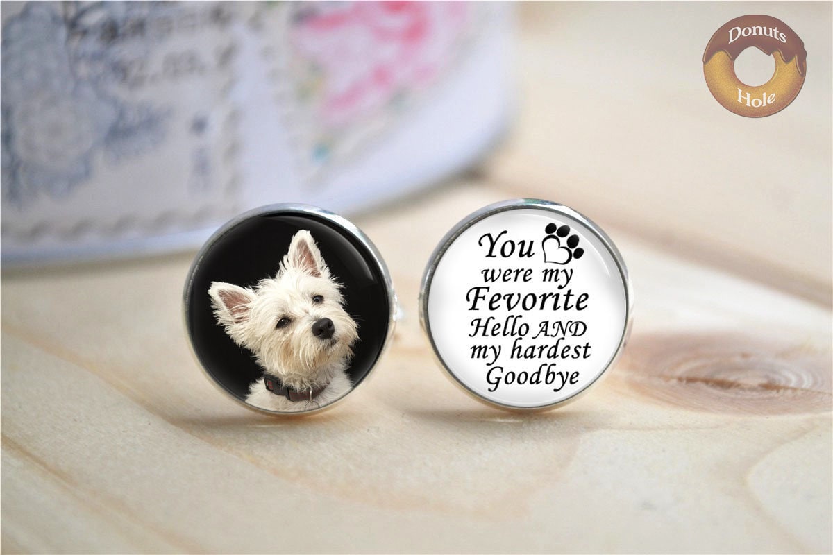 "Benutzerdefinierte Hunde-Manschettenknöpfe, Foto-Manschettenknöpfe Für Hunde, "Favoriate Hello & Hardes Goodbye", Haustier-Denkmal "Benutzerdefinierte Hunde-Manschettenknöpfe, Foto-Manschettenknöpfe Für Hunde, "Favoriate Hello & Hardes Goodbye", Haustier-Denkmal von DonutsHole