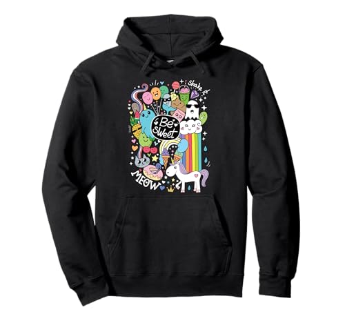 Coole Doodle Grafik Farbe Cartoon Teen Girls Pullover Hoodie von Doodle Art Colorful Cartoon hand-drawn Tees