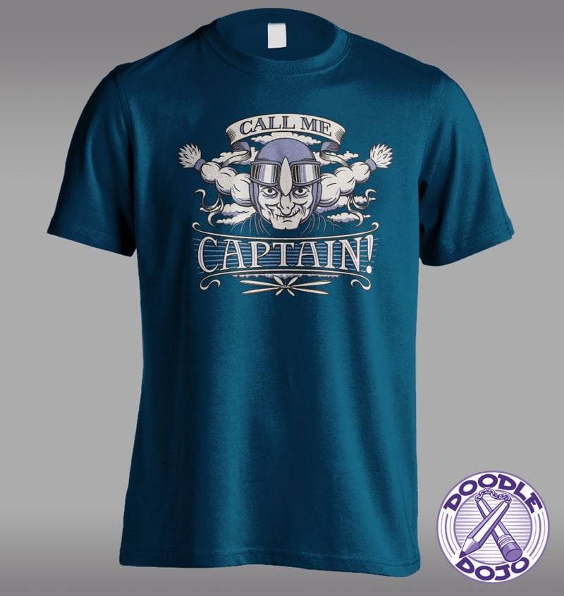 Nennt Mich Kapitän - Laputa Themed T-Shirt von DoodleDojo