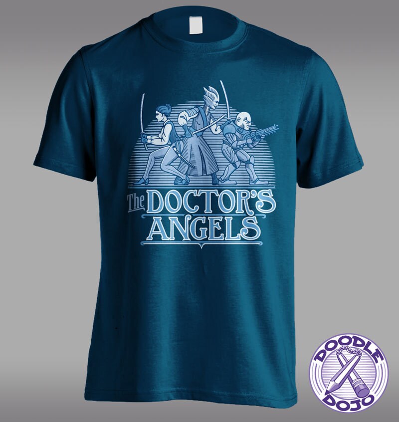 The Doctor's Angels - Whovian-T-Shirt The Doctor's Angels - Whovian-T-Shirt von DoodleDojo