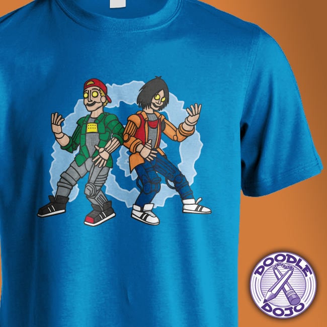 stations Creations - Bill & Ted Themed T-Shirt von DoodleDojo