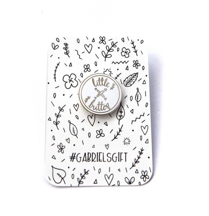 Kleinen Knopf Anstecknadel von DoodlePopStore
