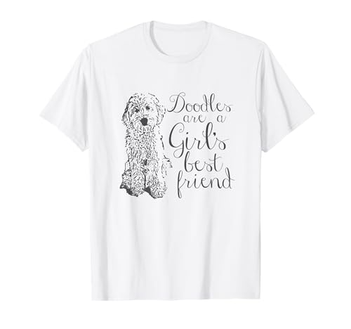 DOODLES Are A Girl 's Best Friend Golden Labradoodle T-Shirt T-Shirt von DoodleTogs