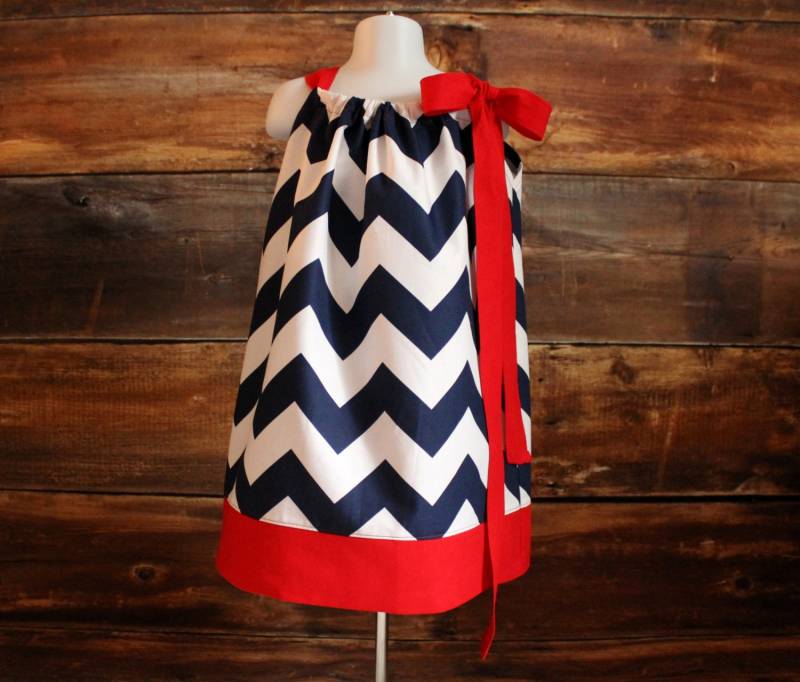 Marine Roten Kleid - Neugeborene Baby Mädchen Kissenbezug Kleinkind Kind Houston Texans New England Patriots Buffalo Bills Spiel Tag Outfit von DoodlebugsDrumsticks