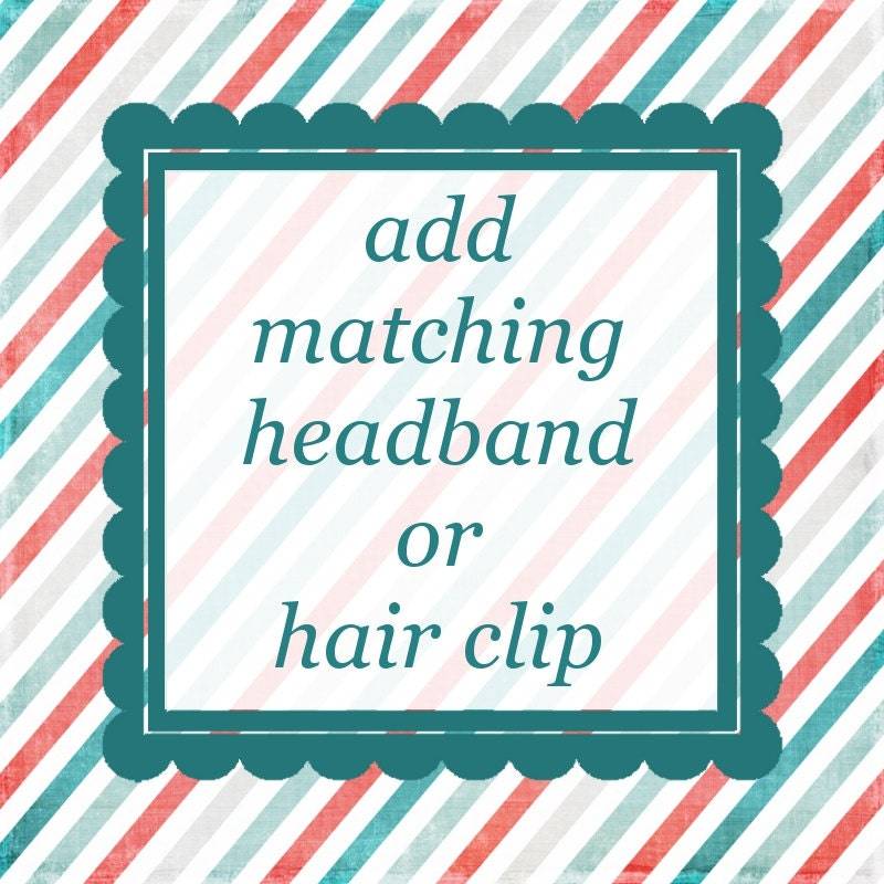 stirnband Haarspange Oder Passende Schleife - Neugeborene Zu Erwachsene Baby Säugling Kind Kleinkind Haarband Passendes Kleid von DoodlebugsDrumsticks