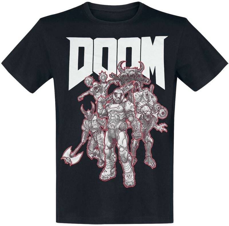 Doom Demon Slayer T-Shirt schwarz in L von Doom