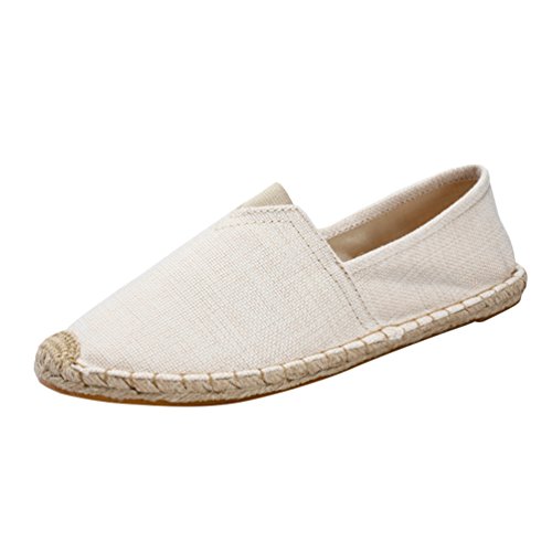 Dooxi Unisex-Erwachsene Liebhaber Freizeit Loafers Comfort Espadrilles Mode Slip on Flach Freizeitschuhe 39(24.5cm) von Dooxi
