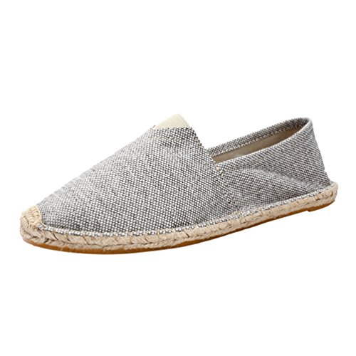 Dooxi Unisex-Erwachsene Liebhaber Freizeit Loafers Comfort Espadrilles Mode Slip on Flach Freizeitschuhe 43(26.5cm) von Dooxi