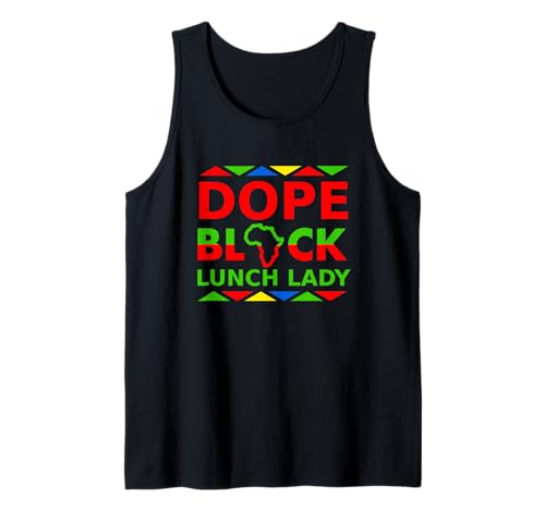 Dope Black Lunch Lady Proud Lunch Career Pride Job für Damen Tank Top Dope Black Lunch Lady Proud Lunch Career Pride Job für Damen Tank Top von Dope Black Lunch Ladiess Merch