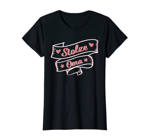 Damen Stolze Oma Großmutter T-Shirt von Doppel Oma