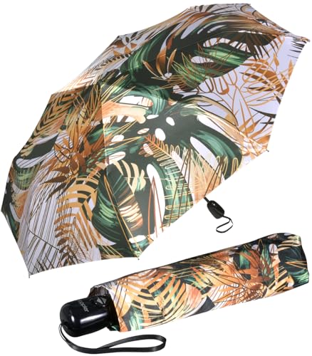 Doppler Damen Regenschirm Satin Precious - Taschenschirm Auf-Zu-Automatik von Doppler