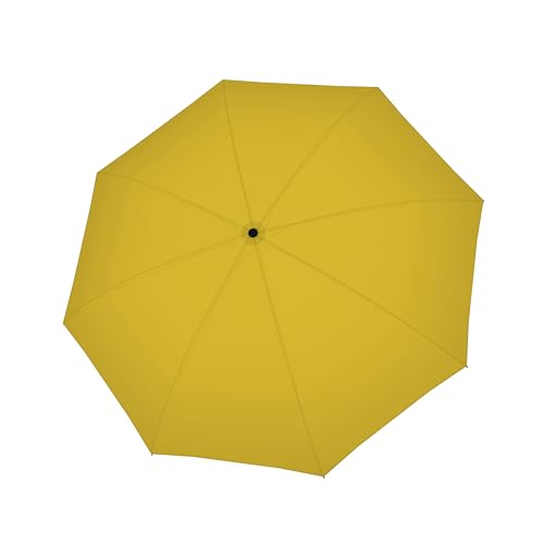 Doppler Protect Duo Regenschirm in Shiny Yellow I Stabiler Taschenschirm I Auf- / Zu-Automatik I Leicht zu Öffnen & zu Schließen I Carbonsteel-Technik I Robust & sicher bei Regen & Wind von Doppler