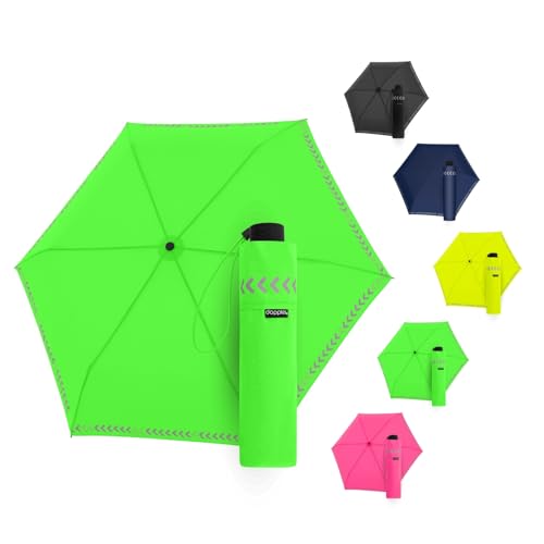 Doppler Regenschirm Safety Reflect in neon green I Regenschirm mit reflektierendem Rand I Mini Schirm mit passender Schirmtasche I Kinderschirm reflektierend Doppler Regenschirm Safety Reflect in neon green I Regenschirm mit reflektierendem Rand I Mini Schirm mit passender Schirmtasche I Kinderschirm reflektierend von Doppler
