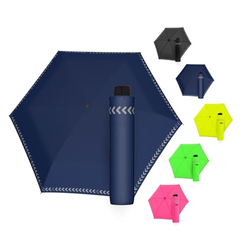 Doppler Regenschirm Safety Reflect in neon navy I Regenschirm mit reflektierendem Rand & Handöffner I Mini Schirm mit passender Schirmtasche I Kinderschirm reflektierend Doppler Regenschirm Safety Reflect in neon navy I Regenschirm mit reflektierendem Rand & Handöffner I Mini Schirm mit passender Schirmtasche I Kinderschirm reflektierend von Doppler