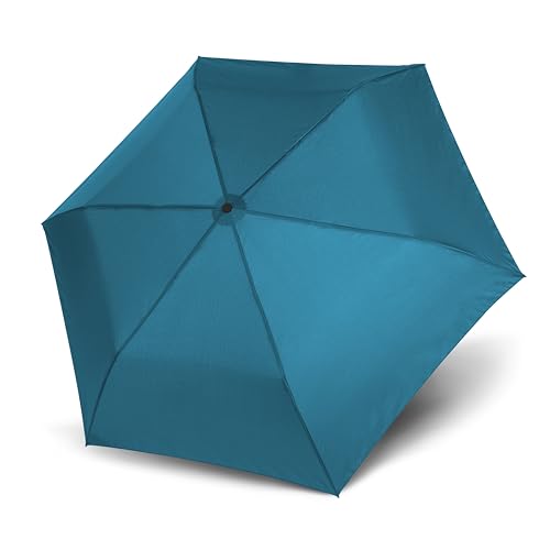 Doppler Taschenschirm Zero,99 Flat I Ultra leichter Regenschirm in Bright Green I Kleiner Schirm I Mini Regenschirm I Leicht zu Öffnen I Flach & kompakt I Taschenregenschirm windproof von Doppler