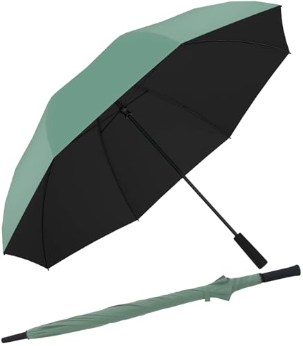 Doppler zero XXL Ultra Sun Golf Regenschirm mit UV-Schutz - malachite green-black von Doppler
