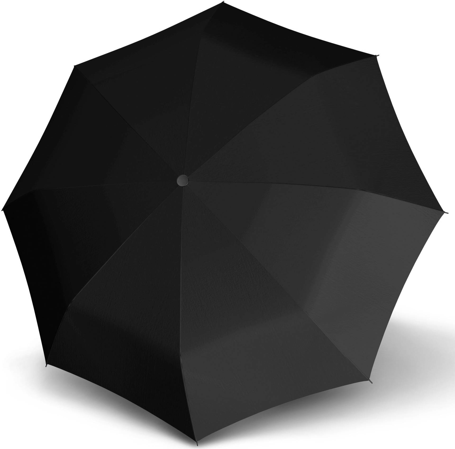 doppler Taschenregenschirm "Fiber Magic Herren, uni, schwarz" von Doppler