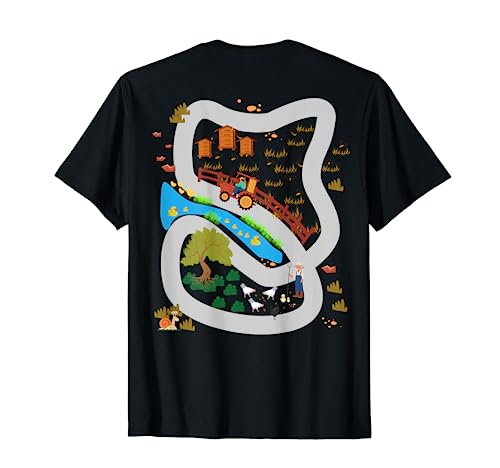 Spielteppich Dorf Track Spielstraße Automassage Geschenk T-Shirt von Straßenteppich Dorf Grafik