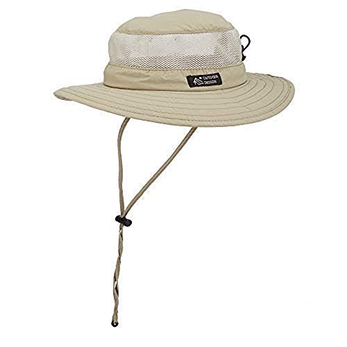 Dorfman Pacific Herren Supplex Big Brim with Mesh - Beige - XX-Large von Dorfman Pacific