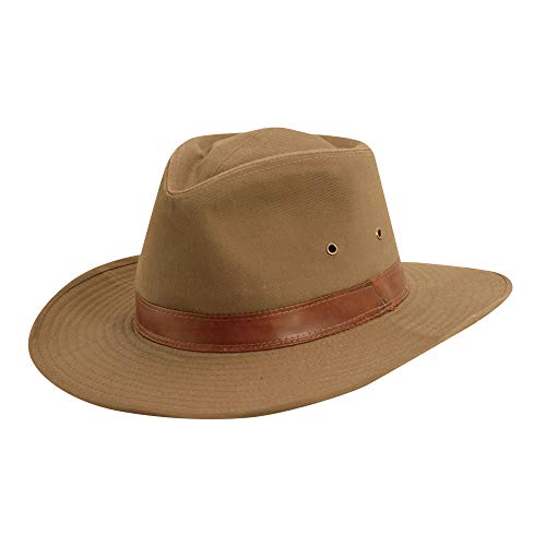 Dorfman Pacific Herren Twill Outback Hut, Bark, Large von Dorfman Pacific