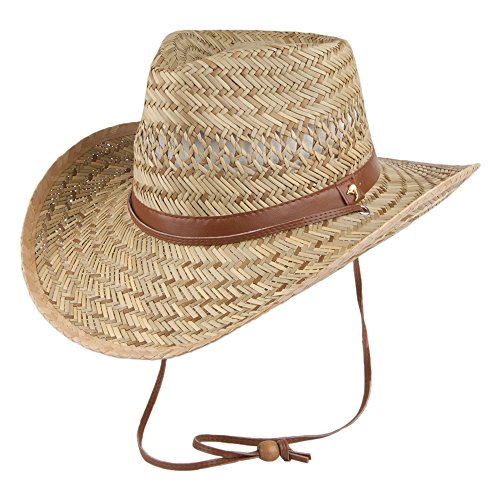 Dorfman-Pacific Kangaroo Rush Outback Strohhut - Natur - L von Dorfman Pacific