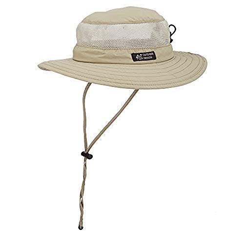 Dorfman Pacific Men's Bonnie Mesh Sides Hat,Khaki,X-Large von Dorfman Pacific
