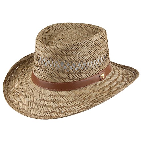 Dorfman-Pacific Rush Gambler Strohhut - Natur - L Dorfman-Pacific Rush Gambler Strohhut - Natur - L von Dorfman Pacific