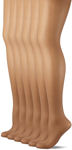 Dorian Grey Damen Halterlose Strümpfe Sicilia 6er Pack Beige (Canela), X-Large von Dorian Grey