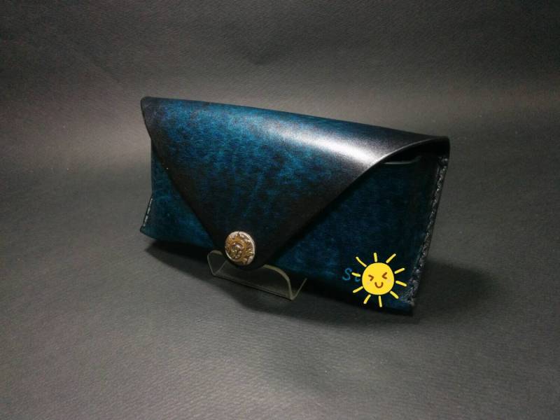Brillenetui, Brillenetui Aus Leder, Sonnenbrillen Etui, Handmade von DoribariLeatherCraft