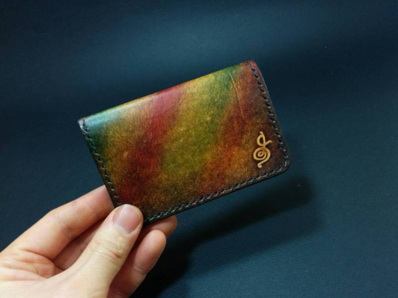 Leder Visitenkarten Etui, Visitenkarten Etui, Visitenkarten Etui von DoribariLeatherCraft