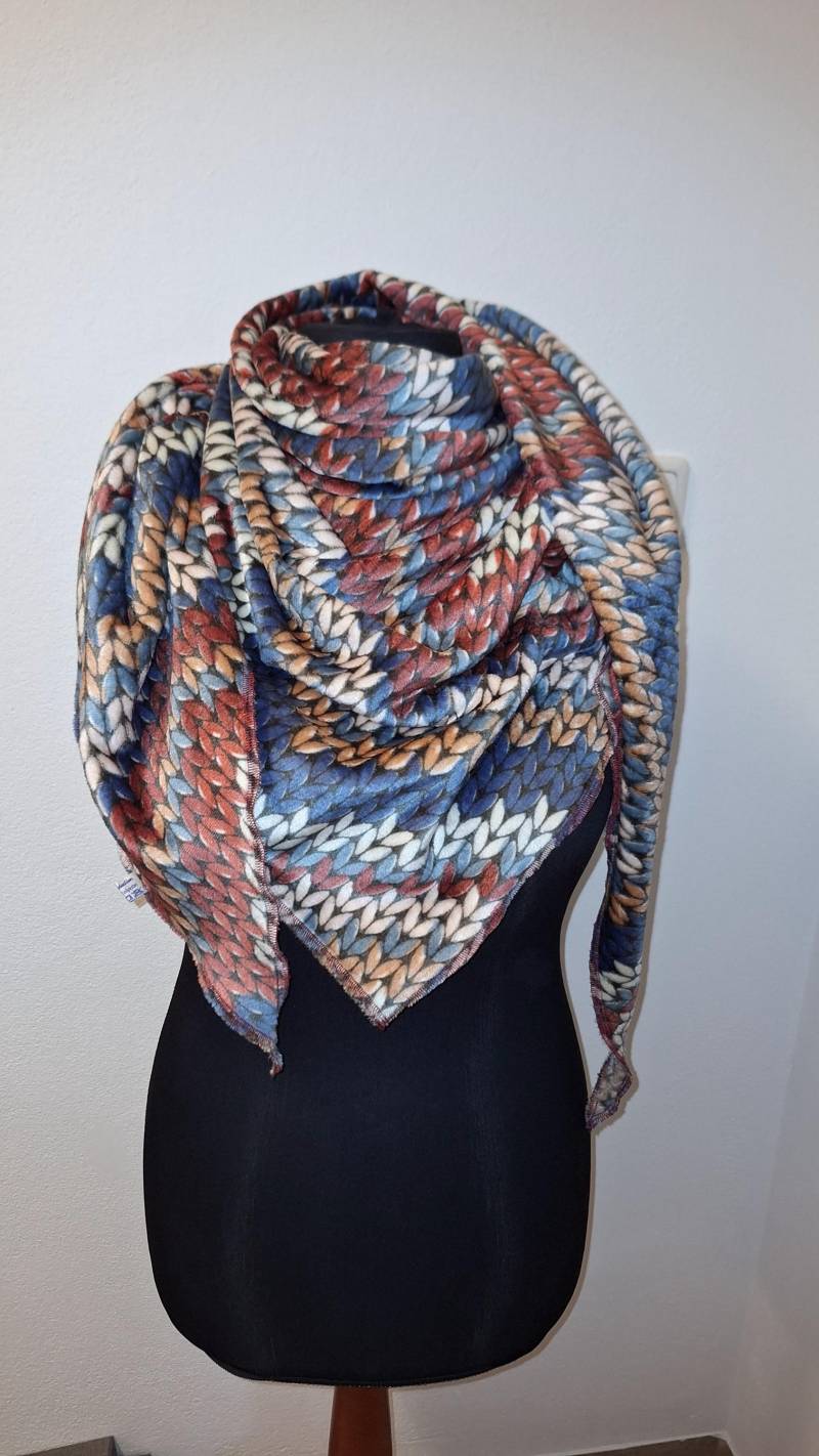 xxl Kuschelschal Zupfmuster von DorilyShop