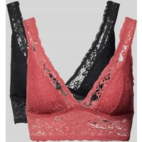 DORINA Bügelloses Bralette mit herausnehmbaren Polstern Modell 'LANA' im 2er-Pack in Black, Größe M DORINA Bügelloses Bralette mit herausnehmbaren Polstern Modell 'LANA' im 2er-Pack in Black, Größe M von Dorina
